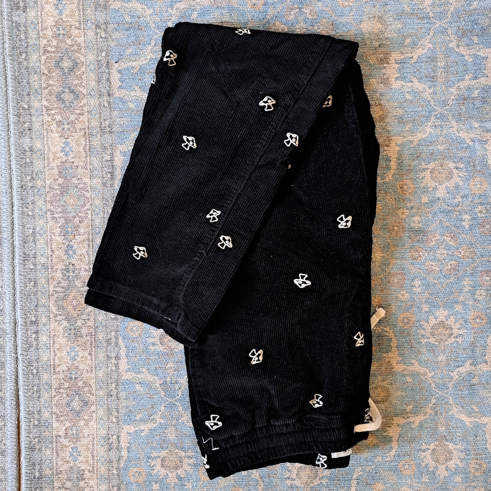 PacSun Black Paisley Joggers - Picture 5 of 7
